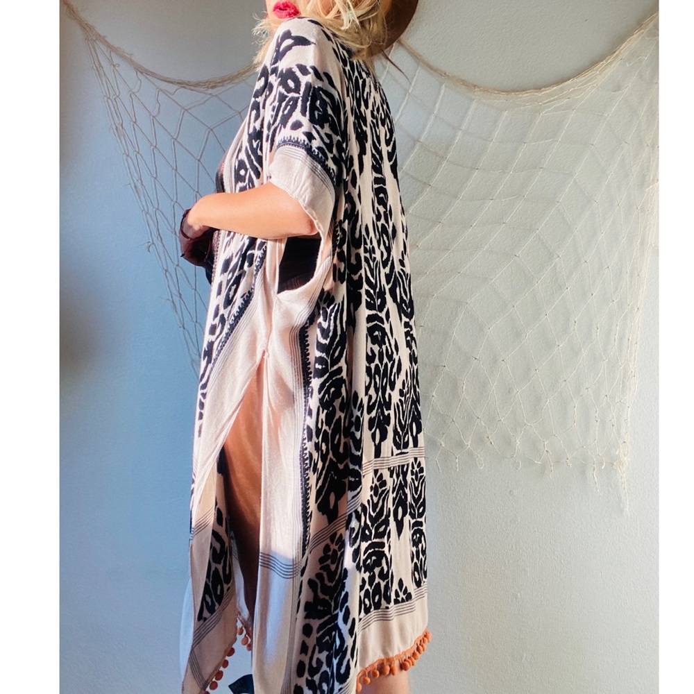 Angie Cabana Bound Kimono beach kaftan cover up